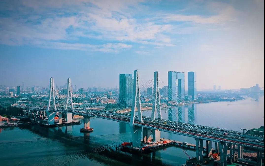 公司承建的洛溪大橋新橋正式通車