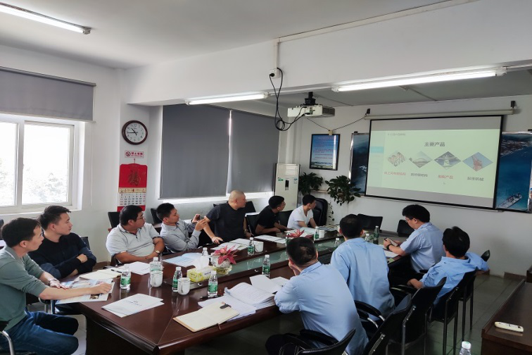 湛江南三島鋼錨梁業(yè)主到公司考察