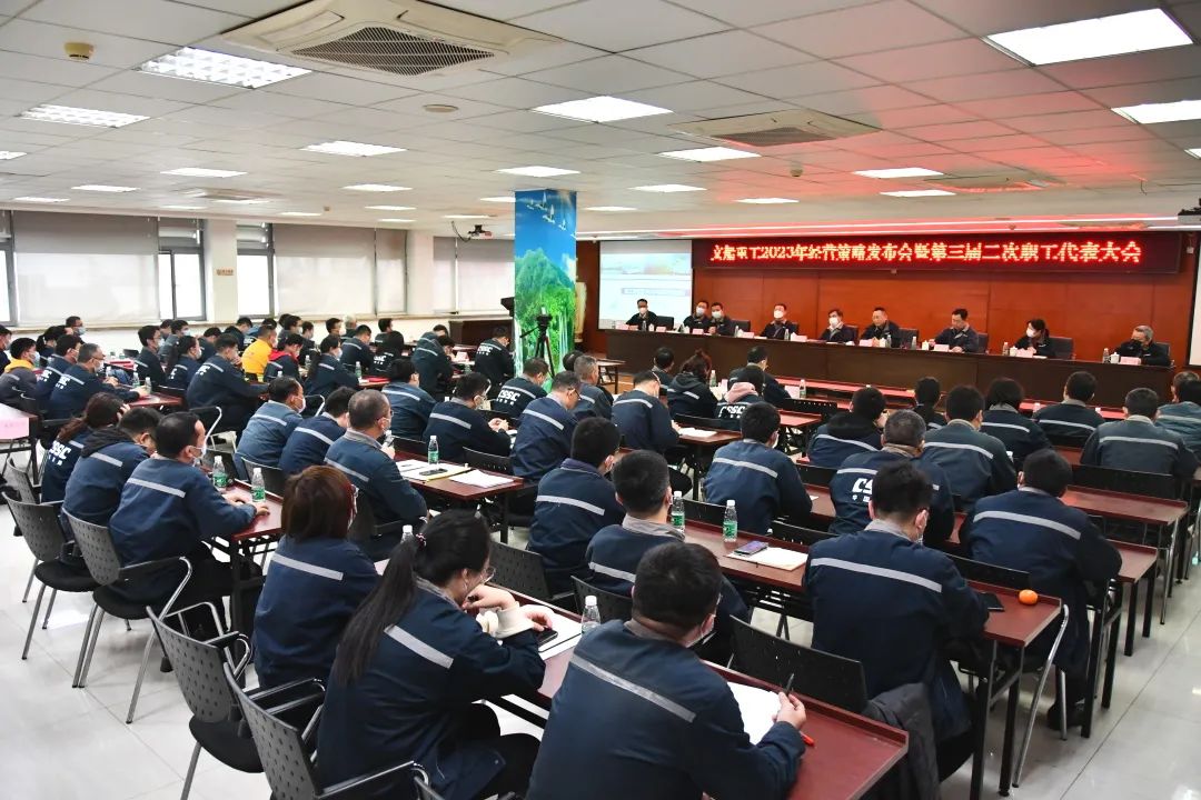 公司召開2023年經(jīng)營策略發(fā)布會暨第三屆二次職工代表大會