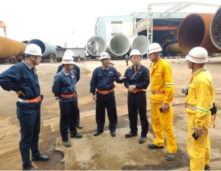黃埔文沖公司總經(jīng)理羅兵帶隊到中山基地開展節(jié)前安全大檢查